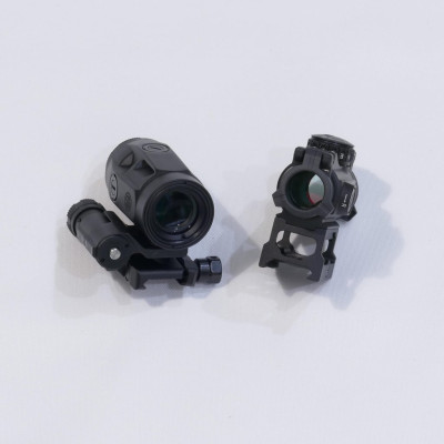 Коліматорний приціл SigSauer Romeo-MSR зі збільшувачем Juliet5-Micro 1-5X