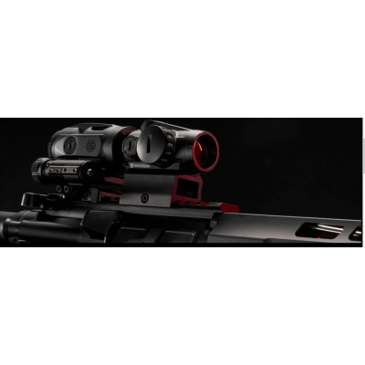 Коліматорний приціл SigSauer Romeo MSR Gen2 RedDot зі збільшувачем Juliet3-Micro 1-3X SORJMSR101