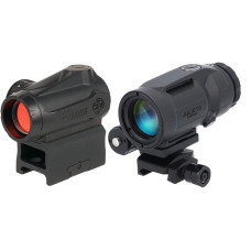Коліматорний приціл SigSauer Romeo MSR Gen2 RedDot зі збільшувачем Juliet5-Micro 1-5X SORJMSR501