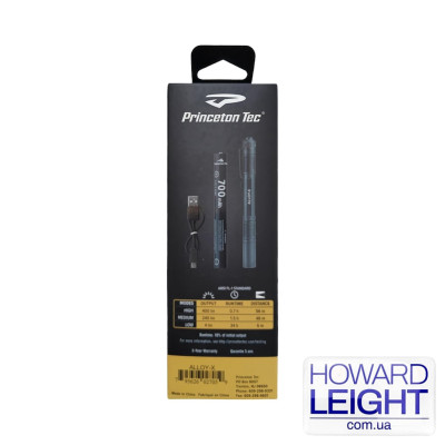 Ліхтар Princeton Tec Alloy-X Rechargeable Black 400lm
