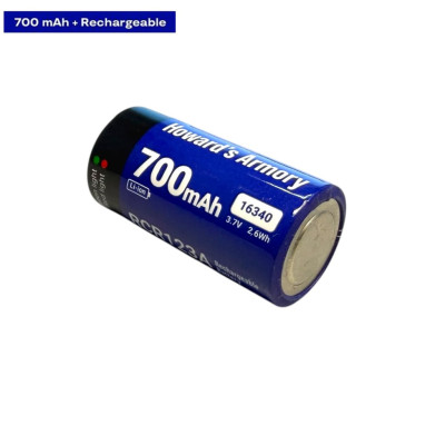 Акумуляторна батарея літієва CR123A/16340 700mAh з роз’ємом TYPE-C 3.7V Lithium