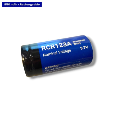 Акумуляторна батарея літієва CR123A/16340 850mAh 3.7V Lithium