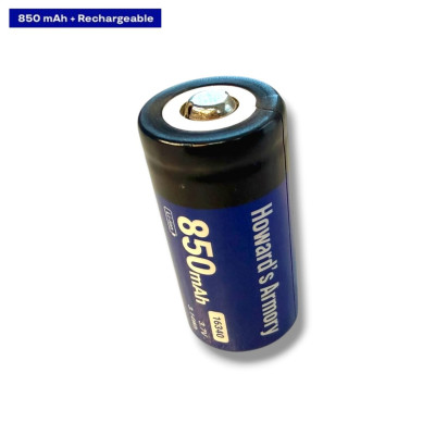 Акумуляторна батарея літієва CR123A/16340 850mAh 3.7V Lithium