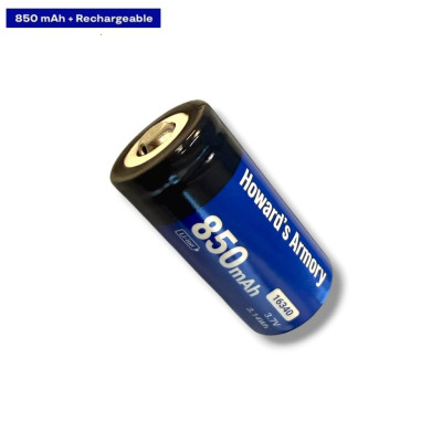 Акумуляторна батарея літієва CR123A/16340 850mAh 3.7V Lithium