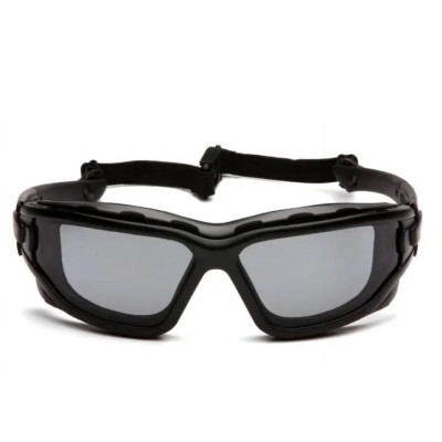 Тактичні окуляри з ущільнювачем Pyramex i-Force Slim (Anti-Fog) (gray) сірі
