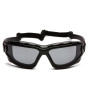 Тактичні окуляри з ущільнювачем Pyramex i-Force Slim (Anti-Fog) (gray) сірі