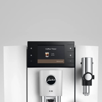 Кофемашина JURA E8 Piano White ED (15747)