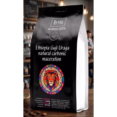 Кава в зернах DeJaVu Ethiopia Guji Uraga natural carbonic maceration 250г