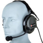 Активні захисні навушники з зовнішнім мікрофоном Tac-Sky Neckband PRO Headset – Olive