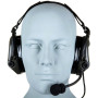 Активні захисні навушники з зовнішнім мікрофоном Tac-Sky Neckband PRO Headset – Olive