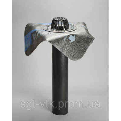 Воронка кровельная SGT с фланцем и фартуком 110/600