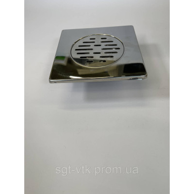 Трап из нержавеющей стали SLIM 20*20см, вертикальный, D50