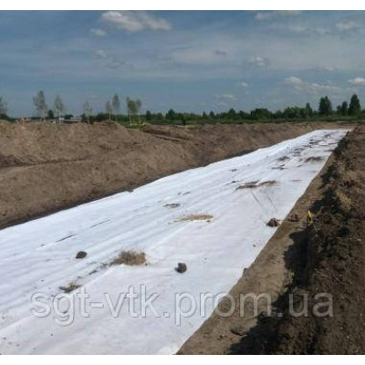 Геотекстиль иглопробивной 200 гр/м2 (рулон 50 м кв)